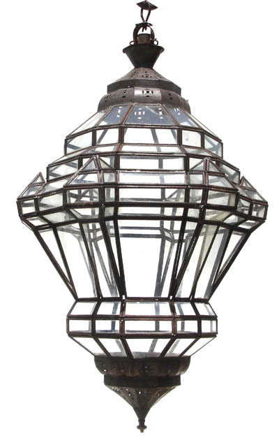 Moorish granada metal lamp