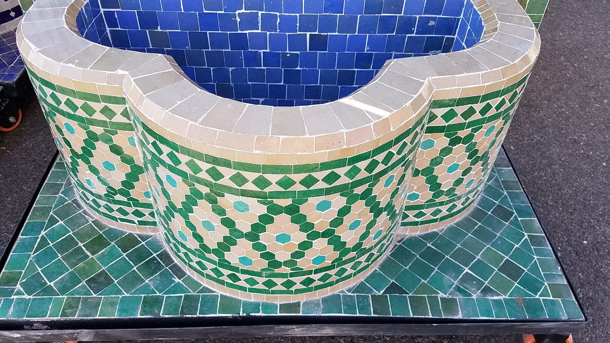 Andalusia mosaic tile fountain