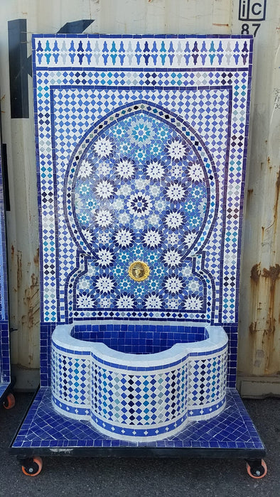 Granada large moorish tile fountain