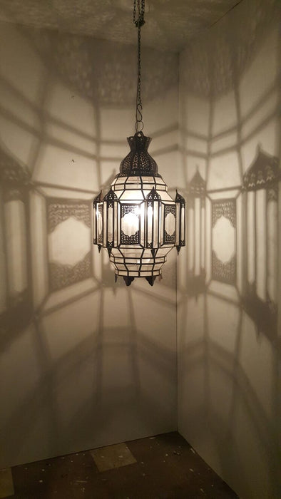 Moorish Clear glass rustic lantern