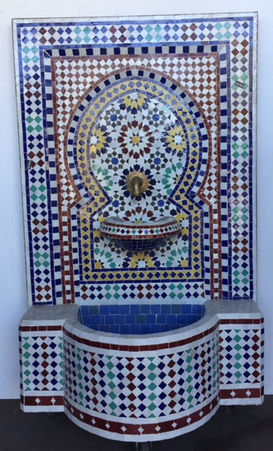 Medina tile fountain