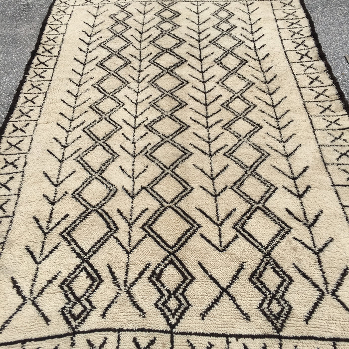 Eclectic vintage berber carpet