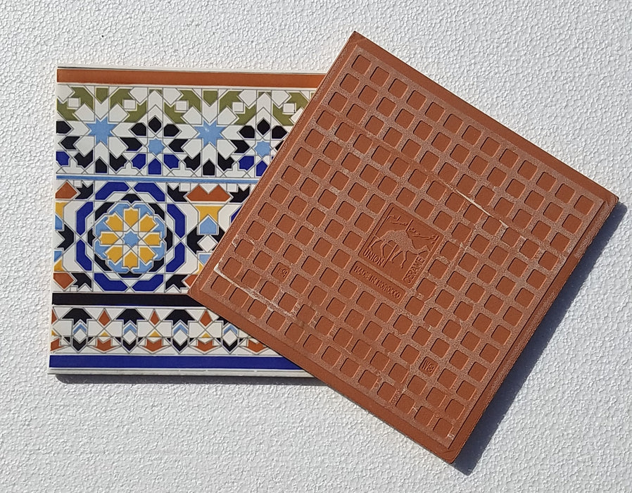 Moorish border tile