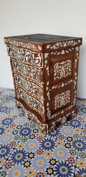 Vintage mother of pearl cabinet