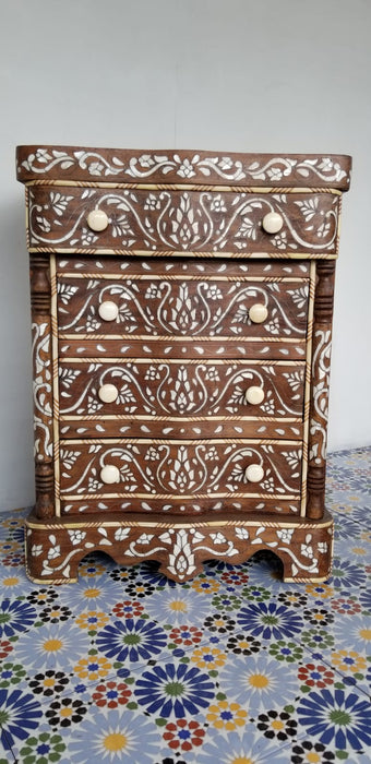 Vintage mother of pearl cabinet