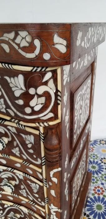 Vintage mother of pearl cabinet