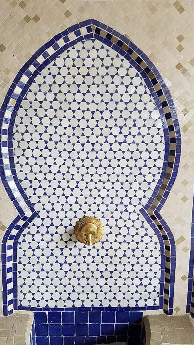 Zaid mosaic tile fountain