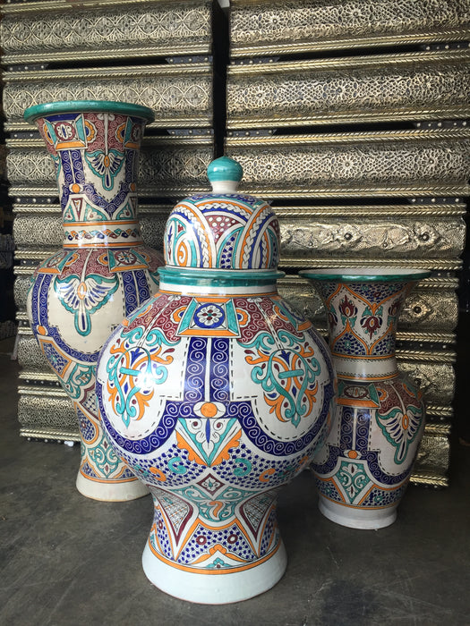 Fez pottery set